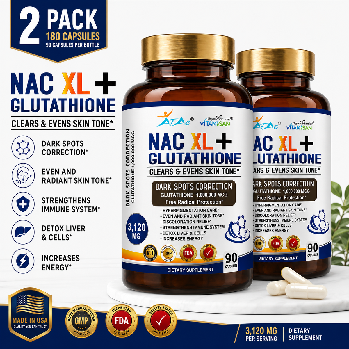 glutathione injection skin whitening with vitamin c Glutathione 1200 mg Injection + Vitamin C