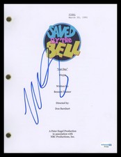 Mario Lopez "Saved by the Bell" AUTOGRAPH Signed Slater 'Cut Day' Script ACOA
