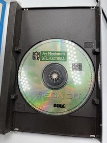 Joe Montana's NFL Football (Sega CD, 1993) Complete In Box