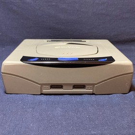 SEGA Saturn Console Gray HST-3210 w/ Controller, Cables & Virtua Fighter2 Tested
