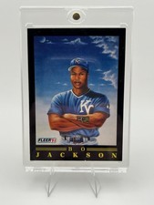 Bo Jackson 1991 Fleer Pro-Vision #5 Bionic Bo Kansas City Royals