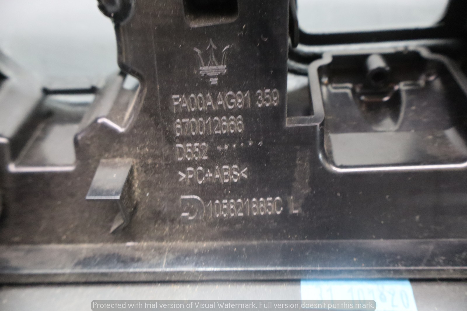 Maserati Ghibli 2014-2022 Left Lower Dashboard side trim panel