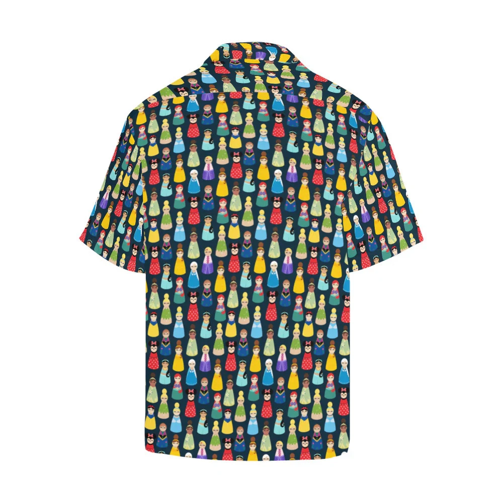 Disney Princess Nesting Dolls Hawaiian Shirt
