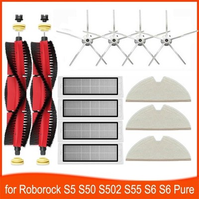 Ersatzteile für Xiaomi Roborock S6 S5 Max S6 Pure S6 MaxV Zubehör Bürsten Filter