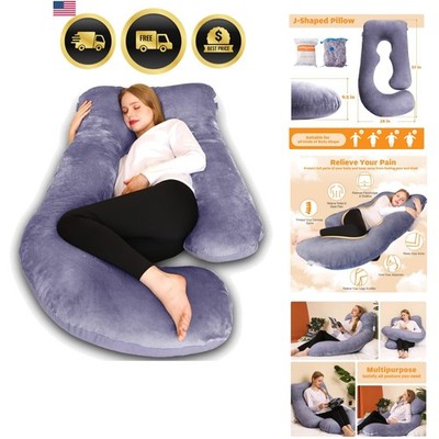 Pregnancy Pillow, U Shaped Full Body Maternity Pillow 58 inch, Pregnant Women...