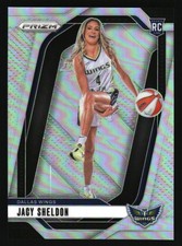 Jacy Sheldon 2024 Panini Prizm WNBA Silver Prizms #141 Dallas Wings