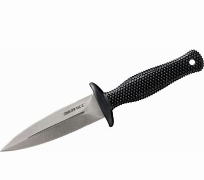 Cold Steel Counter Tac II 2 Fixed AUS 8A 3 3/8'' Long Kray-Ex Handle 10BCTM NEW