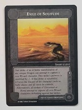 MIDDLE-EARTH CCG MECCG EXILE OF SOLITUDE THE DRAGONS METD TD RARE LOTR CARD GAME