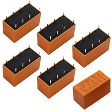 6pcs Coil DPDT PCB Power Relay 8 Pins Mini Power Relay DC 5V
