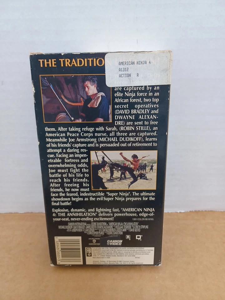 American Ninja 4 - The Annihilation (VHS, 1991) - Image 2 of 4