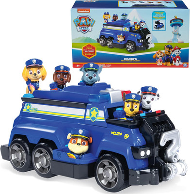 PAW Patrol Team Cruiser, Large Scale Vehicle with Exclusive Chase, Marshall, Sky