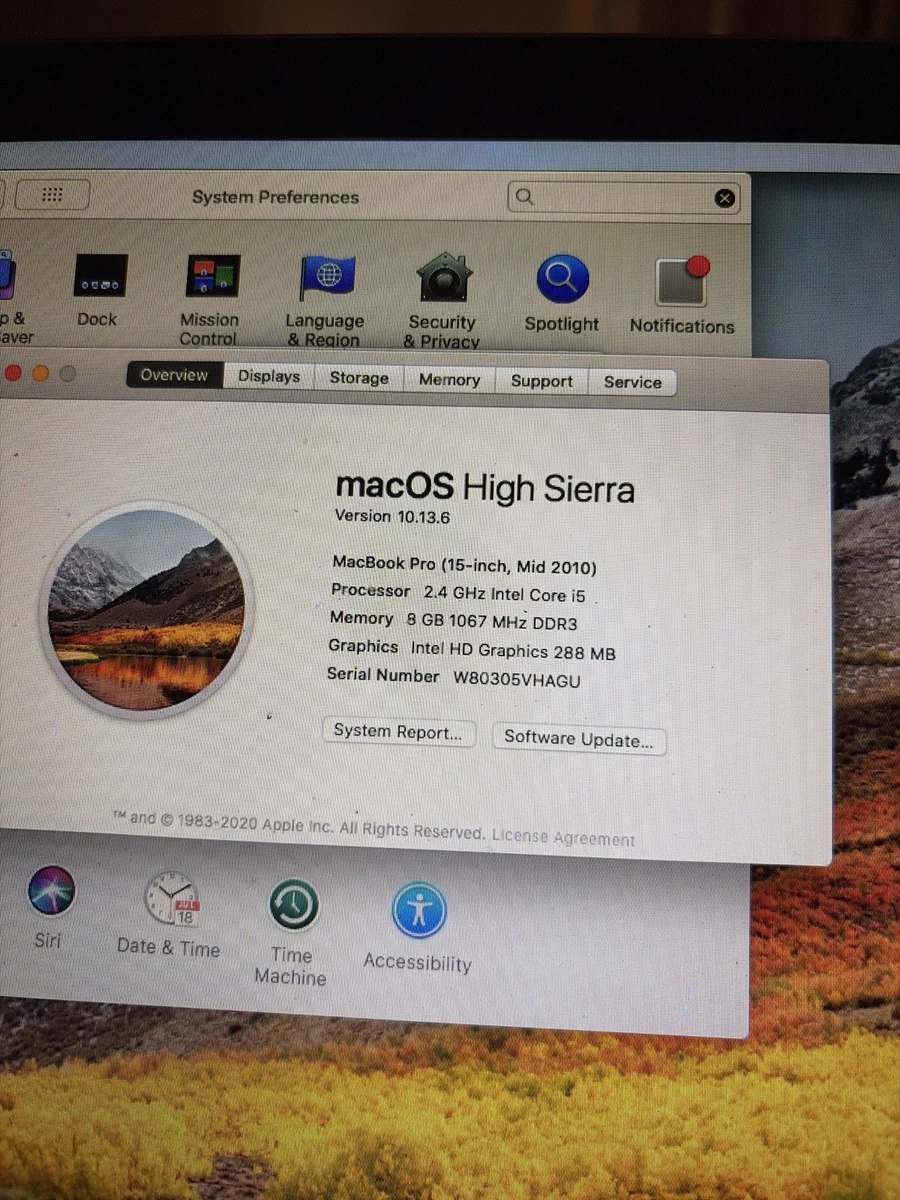 Preços baixos em MacBook Pro macOS 10.13, High Sierra 2010