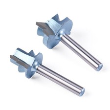 Set di Frese per Lavorazione del Legno, Gambo da 6 mm, Coltello Elicoidale 7011