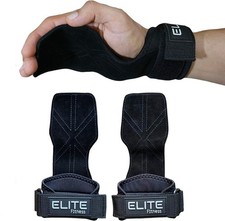Leather Gym Grips Hand Protectors Fitness Lifting Straps CrossFit Weightlifting
