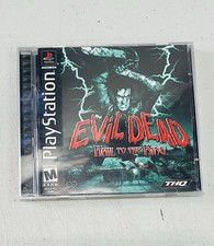 Evil Dead Hail to the King PS1 PlayStation 2000 THQ Mature Vintage Complete