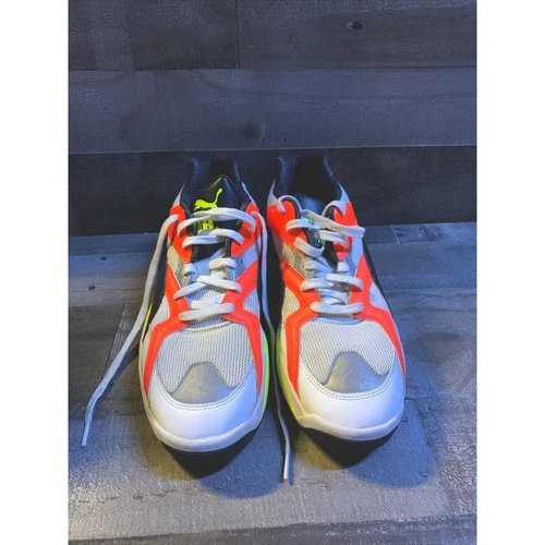 Puma Trinomic sneaker da corsa atletica allenamento bianche e arancioni taglia 14