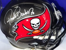 RONDE BARBER TAMPA BAY BUCCANEERS BECKETT AUTHENTICATED SIGNED MINI HELMET