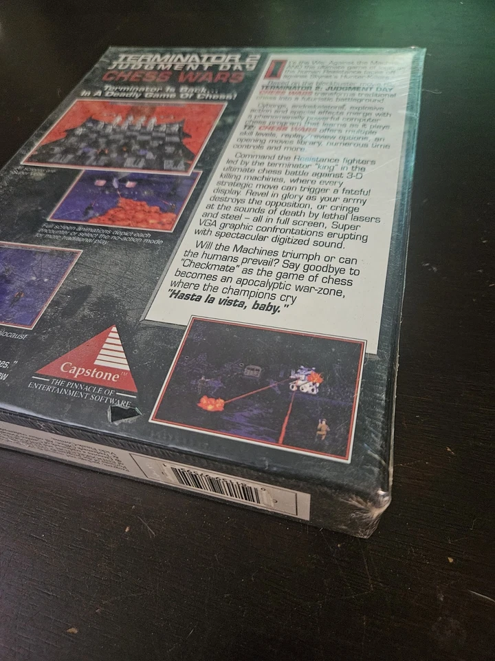 SEALED! UNOPENED Terminator 2: Judgment Day Chess Wars 1993 PC Video Game - Image 3 of 3