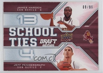 2009 Draft Edition Blue 9/99 Jeff Pendergraph James Harden #ST-HP Rookie RC 1e2l