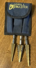 Drill Master 3pc. Step Drill Set Titanium Nit...