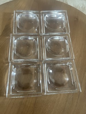 Baccarat Vintage 6 Crystal  Individual Salt Or Butter Plates