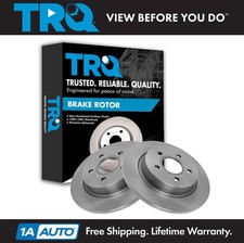 Trq Rear Driver Passenger Side Disc Brake Rotor Pair For Volvo S40 C70 V50 C30 Trq Rear Driver Passenger Side Disc Brake Rotor Pair For Volvo S40 C70 V50 C30