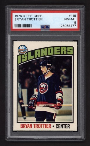 Bryan Trottier #115 — 1976 hockey card