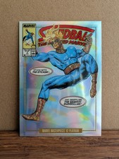 2024 Marvel Masterpieces '92 Platinum Speedball #88-V Cover Variant Rainbow