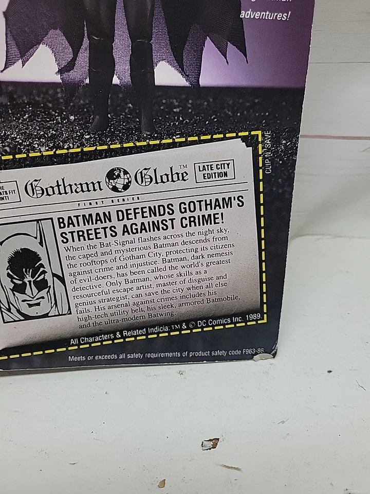 Figura de Batman Toy Biz 1989 con cuerda de murciélago Foto 3 de 4