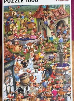 Piatnik Puzzle 1000 Francois Ruyer 2011 '' Story of Wine'' NEU!!! Originalverpackt