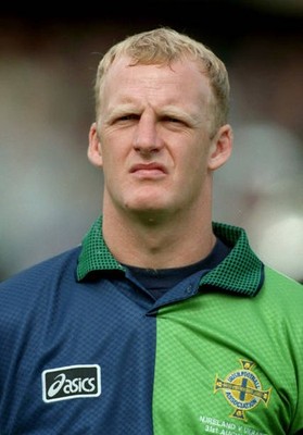 Iain Dowie of Northern Ireland FIFA World Cup Qualifier match betw- Old Photo