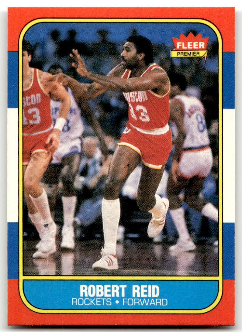 1986-87 Fleer #90 Robert Reid Houston Rockets NM-MT or Better! SET BREAK!
