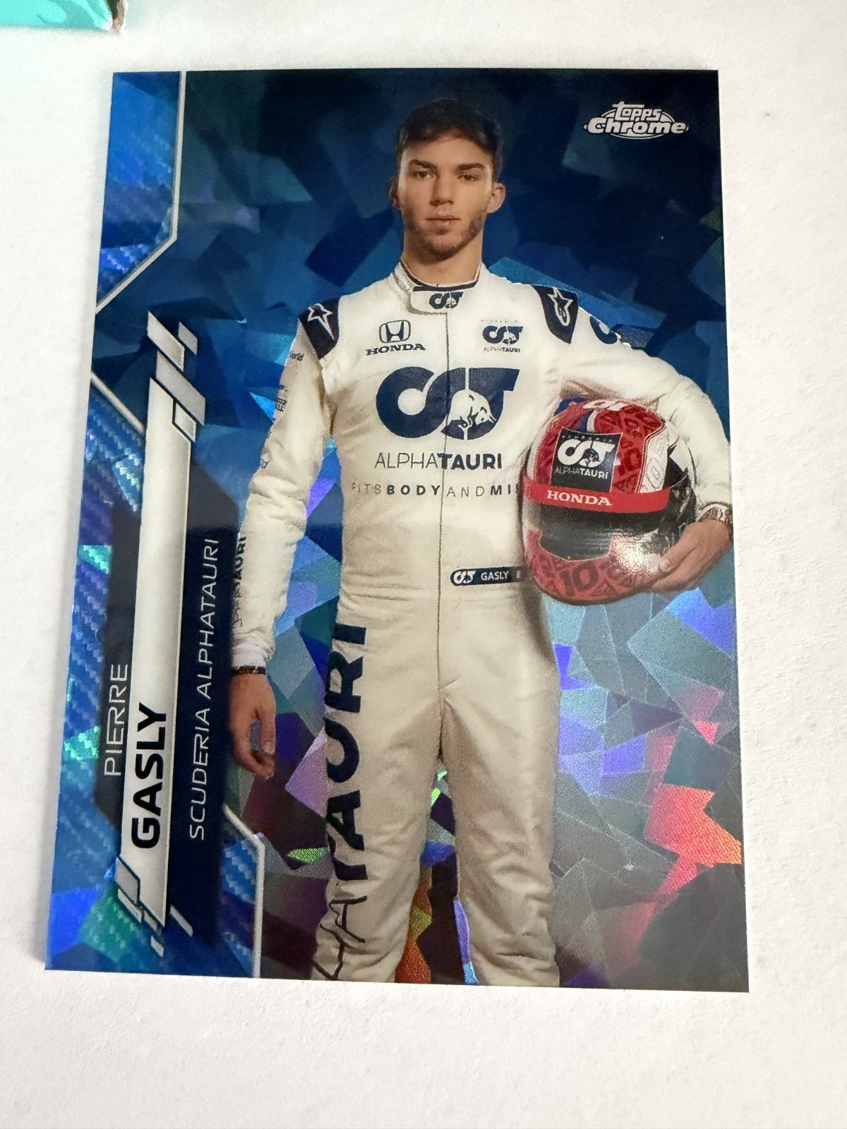 Pierre Gasly 2020 Topps Chrome Sapphire 11 Formula 1