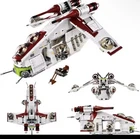 MOC Lego Star Wars: Republic Gunship (75021) With 1175 Pcs
