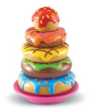 PLAY FOOD LEARNING RESOURCES STACK 'EM UP DOUGHNUTS BRAND NEW SEALED BOX PERFECT
