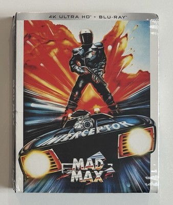 Mad Max (4K Ultra HD + Blu-ray w/ Slipcover) Kino Lorber Mel Gibson New & Sealed