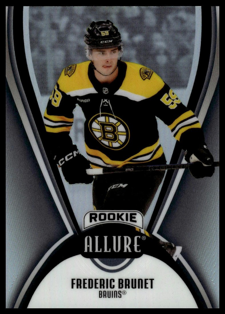 2025-26 Upper Deck Allure #142 Frederic Brunet Black Rainbow RC