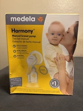 Medela Harmony Manual Breast Pump with PersonalFit Flex Breast Shields new seal