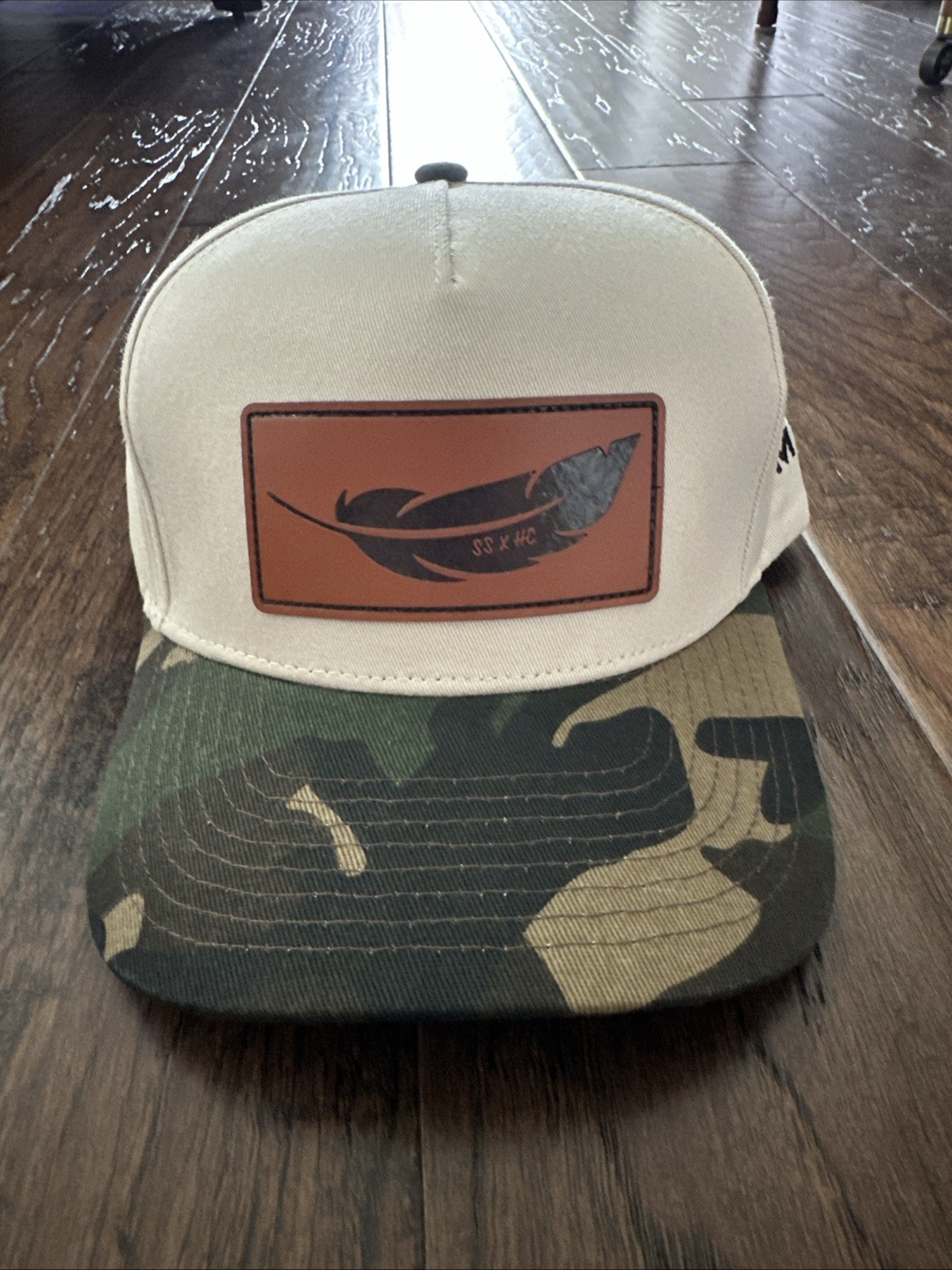 Southern String Hat Co Adjustable Leather Patch C… - image 1
