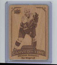 2023-24 Upper Deck Engrained Carved in Time Brendan Shanahan Detroit Red Wings