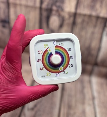 60 Minuten Countdown visueller Timer Kinder Zeit Bildung Werkzeug 1 Stunde lauter Alarm