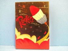 ONE SEALED DECK OF RENOWNED ELLUSIONIST CARD COMPANY ROCKETS PLAYING CARDS