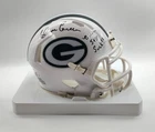 AHMAN GREEN Signed Green Bay Packers Mini Helmet Ins "Bears Still Suck" JSA