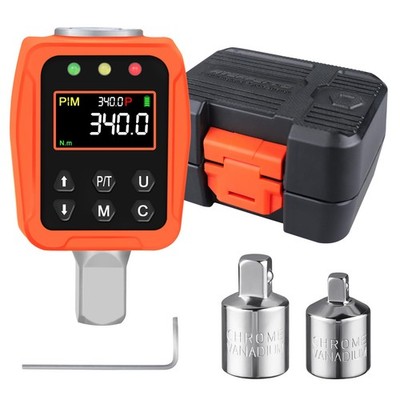 1/2'' Digital Torque Adapter - 12.5-250 Ft-Lb, Converts Any Silver