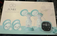 Zomee ZM-2 Double Electric Breast Portable Pump and Pieces Set Rechargeable E1 