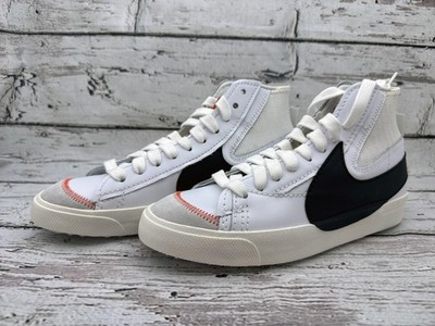 Nike Blazer Mid 77 Jumbo Shoes Womens Size 11.5 White Black Sail DQ1471-100