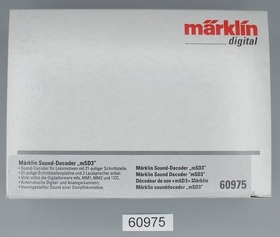 Märklin 60975 H0 SoundDecoder mSD3 NEU in OVP