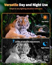 1315FT 4K Night Vision Binoculars for Adults, 8X Digital Zoom, 4000mAH