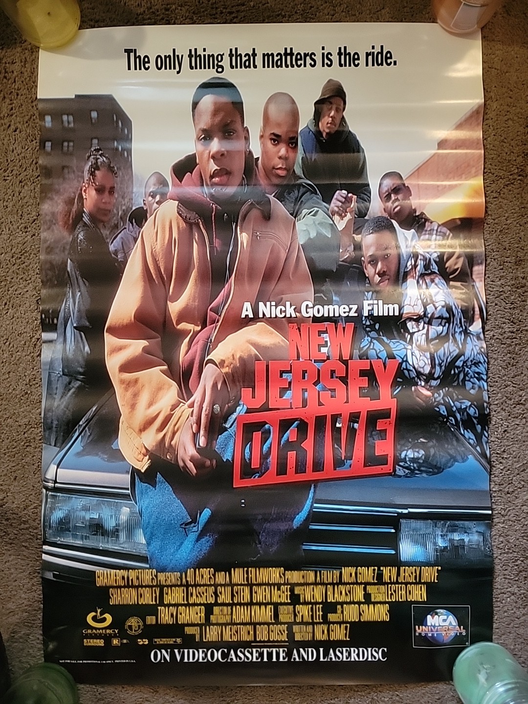 New Jersey Drive 1995 Poster 27x40 VHS Promo Spike Lee Nick Gomez MCA Urban RARE