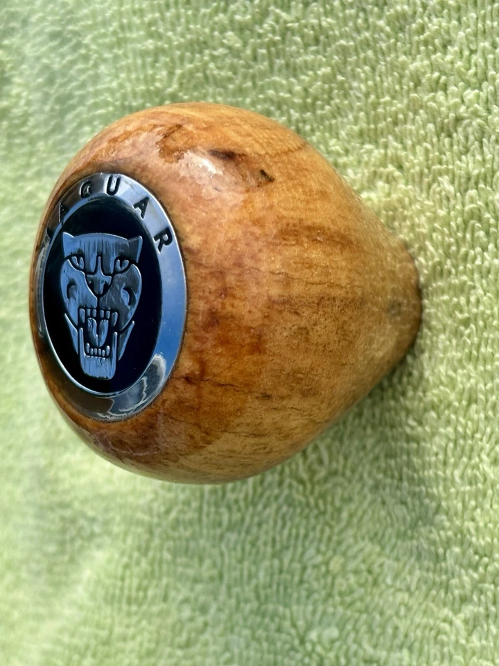 JAGUAR XJ6, XJS, XJ8, XK8, XJR, XKR, XK, tipo S, tipo X, perilla de cambio de marchas de madera de burl XK Foto 4 de 4